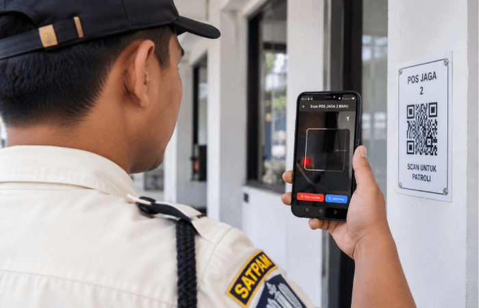 Patroli Satpam Realtime QR Code dan GPS QBSC